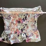 Candie's CANDIE’S Floral Ruched Layer Strapless Tube Top Women’s Sz M EUC Photo 5