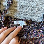 Patrons of Peace Red and Brown Smocked Peplum Camisole Photo 2