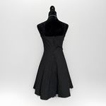 Pulse Y2K Black Polka Dot Skater Dress Women's M Strapless Goth Punk Halloween Photo 2