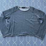 525 America Raw Edge Gray Sweatshirt - Size Medium Photo 1