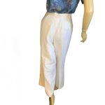 Ralph Lauren LAUREN  ECRU LINEN CROPPED WIDE LWG TROUSERS (8) Photo 3