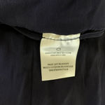 Theory Navy Silk Blend Pants 8 Relaxed Tapered Dressy Minimalist Women’s Photo 4