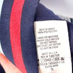 Anthropologie Dee Elly Striped Flare Bell Sleeve Knot Tie Crop Top Shirt Striped V-Neck Photo 8