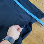 Nike Dri Fit Workout Capri Wide Leg Pants Womens Medium Black Elastic Wide Waist Photo 5