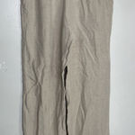 Tommy Bahama  Linen Pull On Tan Pants Size Medium Wide Leg Photo 0