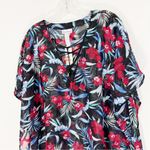 Tommy Bahama  Midnight Orchid Lace Up Tunic Size Small Medium NWT Coverup Photo 3