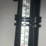 Silver Tone and Blue Heart Ring Stack Boho Set Photo 4