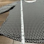 GG Blue Luxe Sport Long Sleeve Golf Tennis Pullover Black White Print Top Size M Size M Photo 8