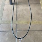 Handmade Y2K Gothic Punk PU leather Necklace ,Silver Snake pendant necklace , Grunge Photo 4