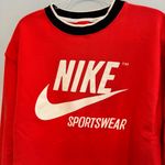 Nike Retro Red Crop Crewneck Sweatshirt Size M Photo 1