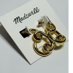 Madewell New Abstract Drop Earrings Gift Vintage Women Party Holiday Jewelry Photo 3