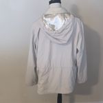 Weatherproof cream Zip-Up Jacket Rainproof Fleece Lined Satin Hooded Photo 6