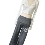 Dog Mom Yoga Pants Gray Size M Photo 9