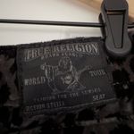 True Religion 100% cotton Velvet animal print pants 5-pocket belt loops USA made Photo 6