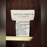 Jaclyn Smith Vintage  size large brown tan suede sweater Photo 1