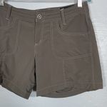 Kuhl Women 8 Brown Vala Shorts Lightweight Pockets Hiking Outdoor Gorpcore Photo 1