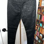 Yves St. Laurent NWT Snake Skin Print Skinny Jean Size 27 Black Photo 5