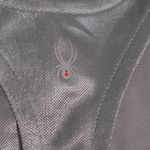 Spyder Active Tank Top Gray Sleeveless Scoop Neck Racerback Side Cinch L New Photo 3