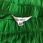 Steve Madden  Green Plissé Wide-Leg Pants XS Photo 5