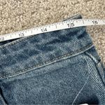 BP High Waist Destroyed Cotton Denim Shorts Medium Wash NWT Size 30 Photo 6