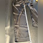 House of Harlow 1960 Black Satin Pajama Set size Medium Photo 13