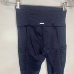 Aerie  Sz Small Dark Blue Leggings Hip Pockets Photo 5