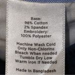 Talbots Weekend Chino Capri Pant Navy Sailboat Embroidery Nautical Women’s 12 P Photo 8