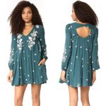 Free People  Teal Blue Tennessee Dress Photo 8