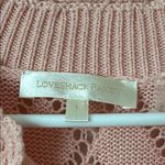 Love Shack Fancy  Rayla Knit Cardigan in Winter Blush Size: L Photo 6