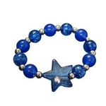 Paparazzi Celestial Blue Star Beaded Bracelet Stretch Jewelry Cosmic Galaxy Accessory R-27 Photo 0