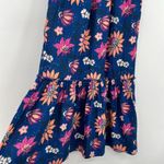 Marine layer 🆕 NWOT  Corinne Doublecloth Midi Skirt Batik Floral Tiered Size XS Photo 11