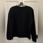 Marc New York  PERFORMANCE Women’s Black Je T’Aime Crewneck Sweatshirt Size XL Photo 1