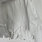 Aerie NWT Linen Blend Ruffle Wrap Mini Skirt White Size Small S NEW Photo 5