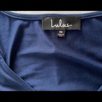 Lulus Glory of Love Navy Blue Cold Shoulder Shift Dress Photo 6