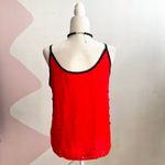 Red Black Lace Tank Top Women’s Large Y2K 2000s Fairy Grunge Mall Goth Emo‎ Photo 1