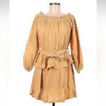 Petal and Pup Women's Beige Callie Off Shoulder Mini Dress Size Large L NWT Photo 3