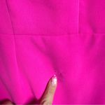 Sugar Lips Hailee Ruffle Sleeve Mini Dress Neon-Pink Back Tie Detail size S Photo 10