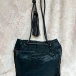 Prada RARE Black Nylon Tassel Drawstring Shoulder Bag Photo 2