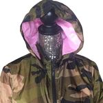 BLANK NYC camo jacket hooded windbreaker Size XL lined Photo 1