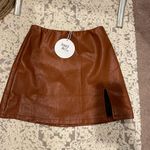 Princess Polly Leather Skirt Photo 0