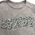 Lotus Fashion Howdy Women Medium Leopard Print Acid Wash Graphic T Photo 1