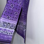Jonathan Martin Boho Bandana‎ Print Purple Black White Skirt Lightweight  Photo 1