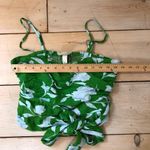 Kate Spade X Target NWOT Ruched Linen Floral Print Tank Top Green/White XS Green Photo 8