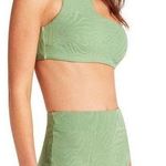 Seafolly NWT  Asymmetrical Swim Top - Second Wave Photo 0