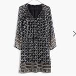 Madewell  Woodland Artisan Floral Dress In Black Style Photo 2