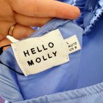 Hello Molly NWT  Angels In America Satin Cowl Maxi Dress Blue Size Large Photo 5