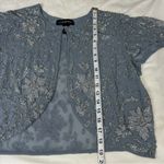 Lane Bryant New NWT  Twinset Cardigan Tank Top Beaded Embellishment Blue 14 16 Photo 14