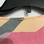 Boamar Zain Collage Leaves Cover Up Dress Size Medium Pink Photo 9