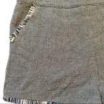 Paper Crane Ethereal Shorts by Knit Frayed Hem Blue Gray Size L Photo 3