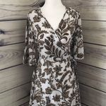 Charlotte Russe White Floral Wrap Dress Photo 0